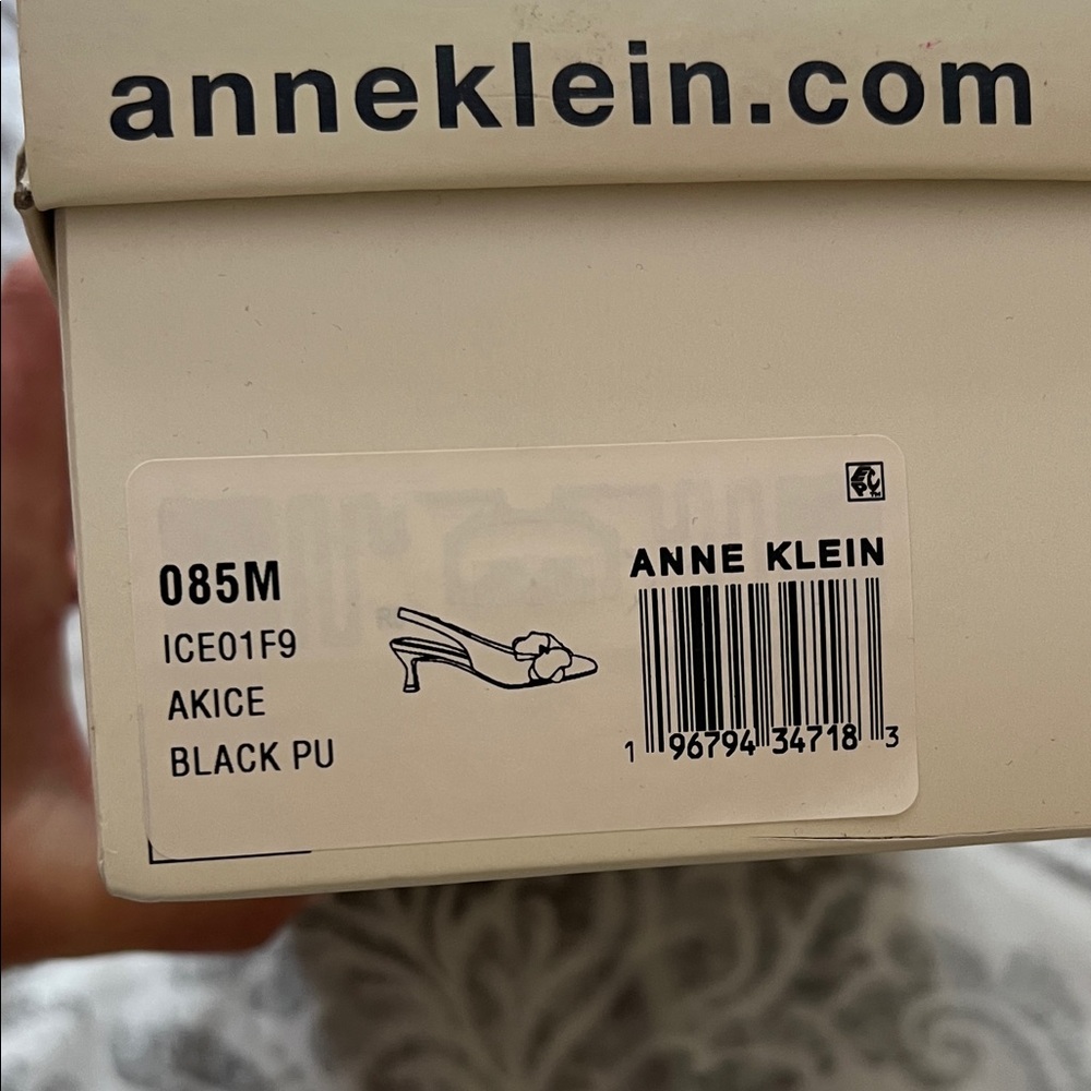 Brand new Anne Klein Black Slingback Heels